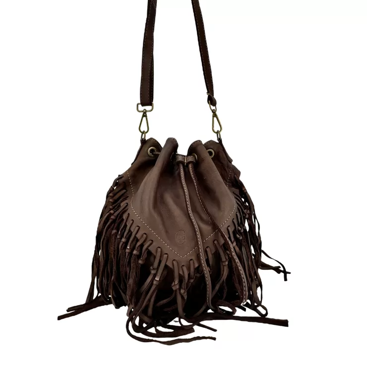 Soft Bags*Camarri Dallas – Bucket Bag With Fringes