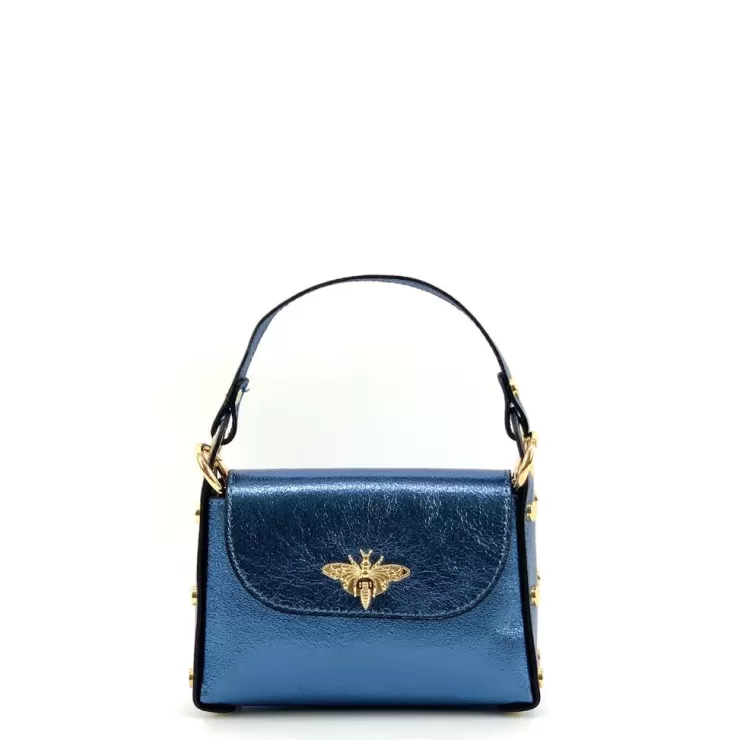 Rigid Bags*Camarri Elegant Handbag In Metallic Leather