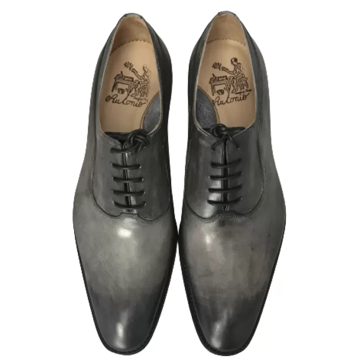 Leather Sole*Camarri Gray Handmade Lace-up - Luxury Collection