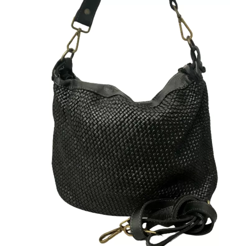 Soft Bags*Camarri Handcrafted Bag In Woven Leather