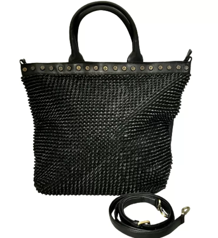 Soft Bags*Camarri Handcrafted Bag With Leather Studs