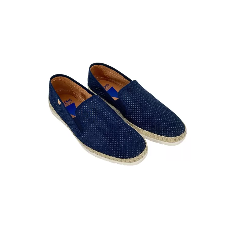 Loafers/Mocassins*Camarri Handcrafted Espadrilles In Blue Verbenas Suede