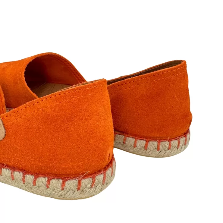 Rubber Sole | Loafers/Mocassins*Camarri Handcrafted Espadrilles In Dark Orange Verbenas Suede