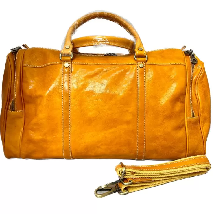 Travel Bags And Leather Goods*Camarri Handcrafted Travel Bag With Side Pockets