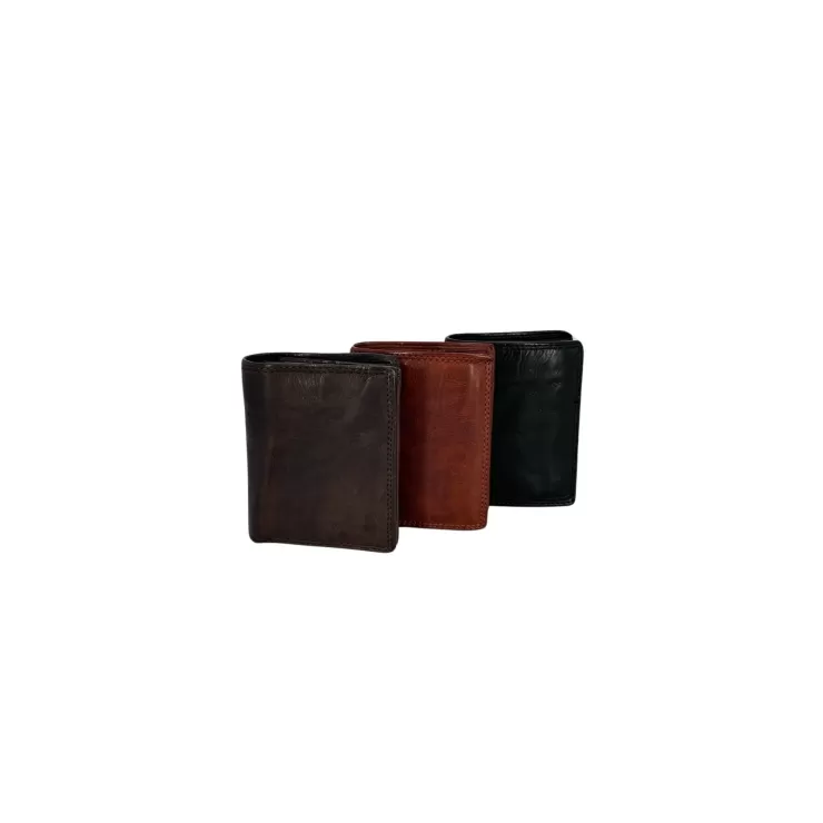 Wallets And Accessories*Camarri Handcrafted Vertical Washed Leather Wallet S