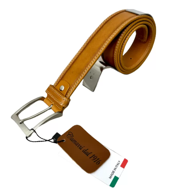 Classic*Camarri Handmade Belt In Bull Leather 9135