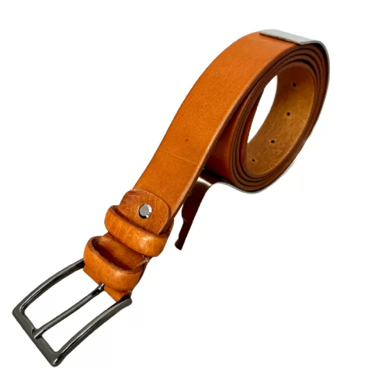 Classic*Camarri Handmade Belt In Semi-gloss Leather 3509