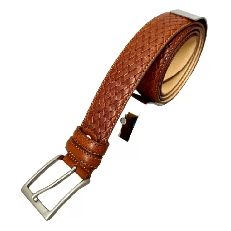 Classic*Camarri Handmade Belt In Woven Effect Leather 6482