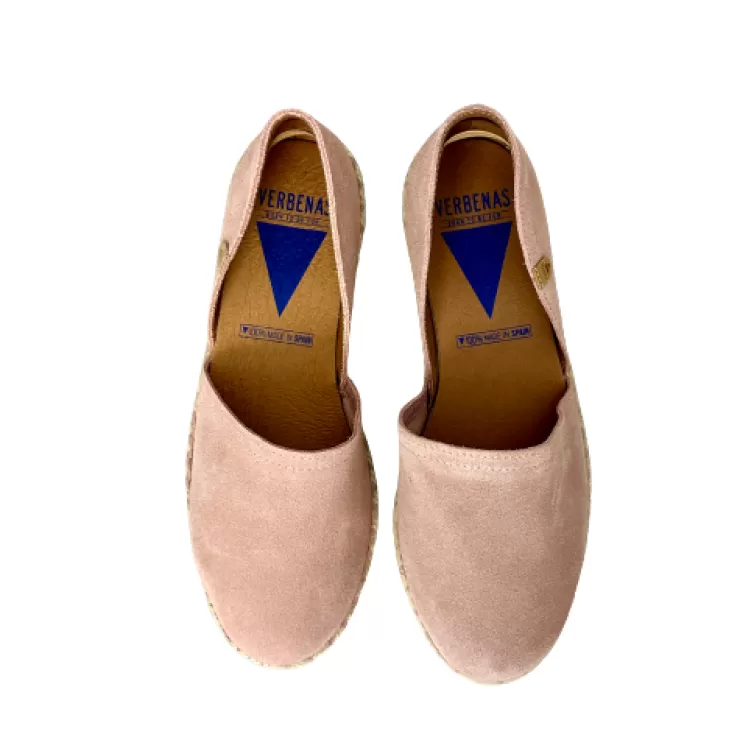 Rubber Sole | Loafers/Mocassins*Camarri Handmade Espadrilles In Pink Verbenas Suede