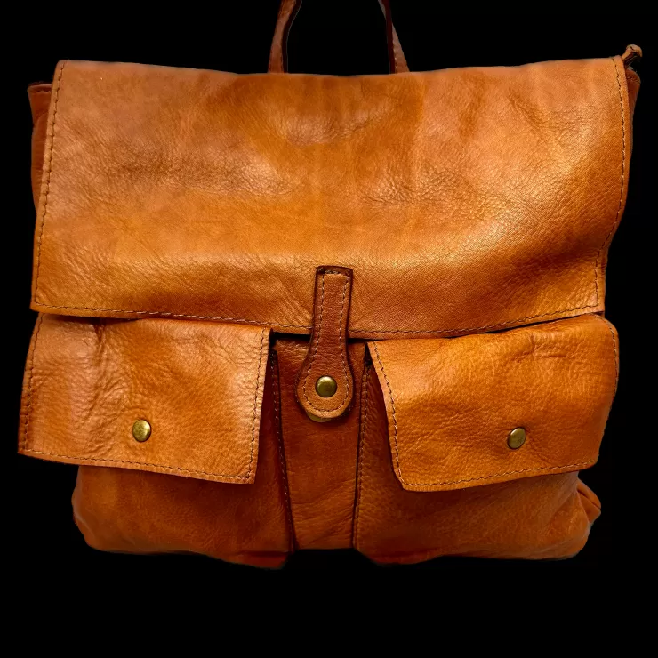 Backpacks*Camarri Handmade Leather Backpack With Pockets