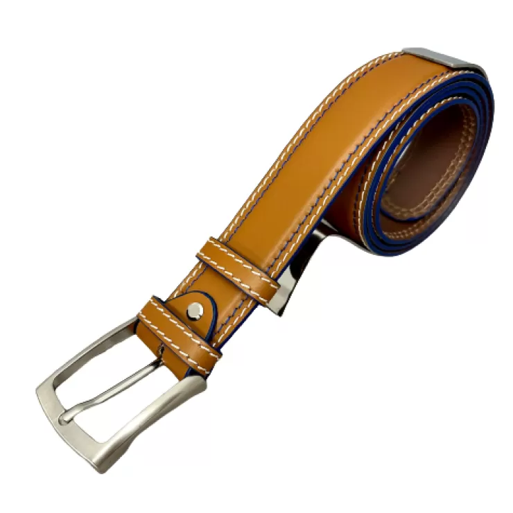 Classic*Camarri Handmade Leather Belt With Contrast Stitching B42