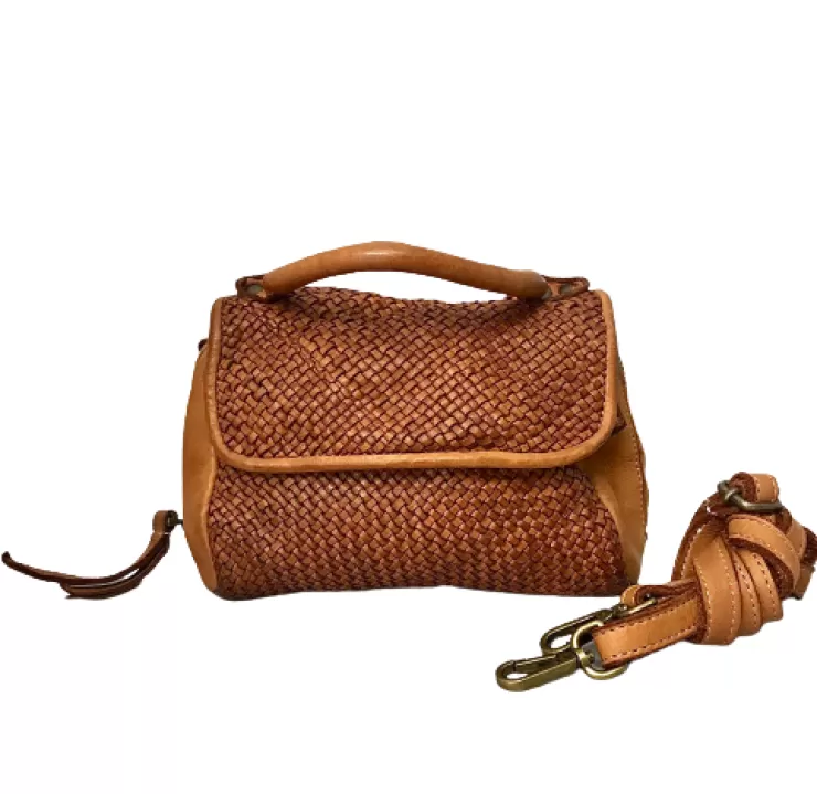 Soft Bags*Camarri Handmade Mini Shoulder Bag In Woven Leather