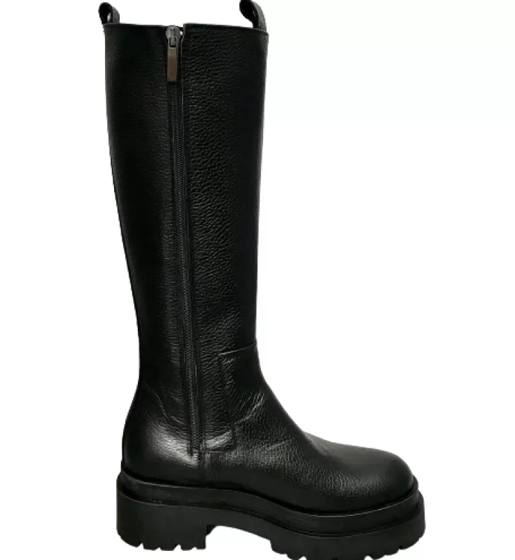 Boots*Camarri High Boot With Elastic And Zipper