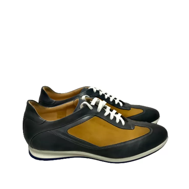 Sports*Camarri Low Blue / Ocher Sneakers