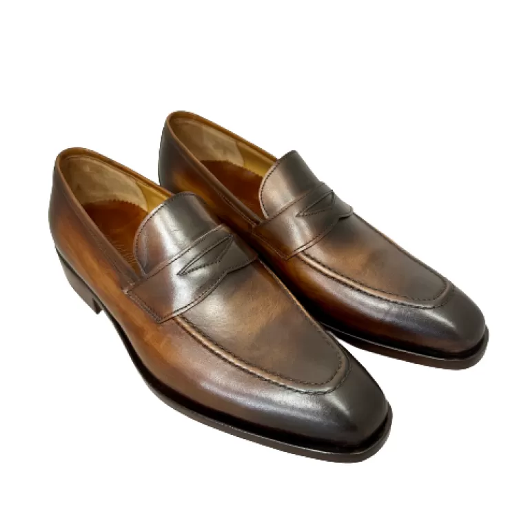 Loafers/Mocassins*Camarri Moccasin Mod. Brown Brushed College – Luxury Collection