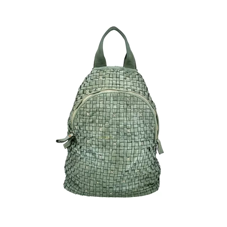 Backpacks*Camarri Paris – Woven Leather Backpack