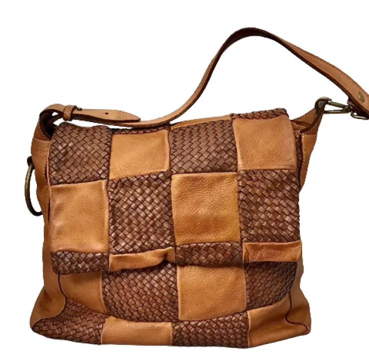 Soft Bags*Camarri Quilted And Woven Effect Bag