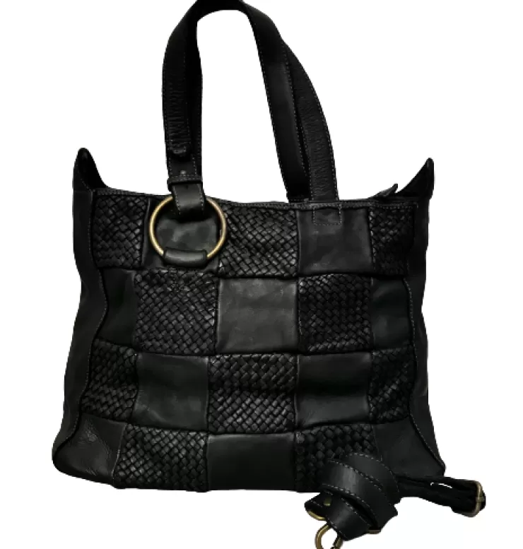 Soft Bags*Camarri Quilted And Woven Effect Bag