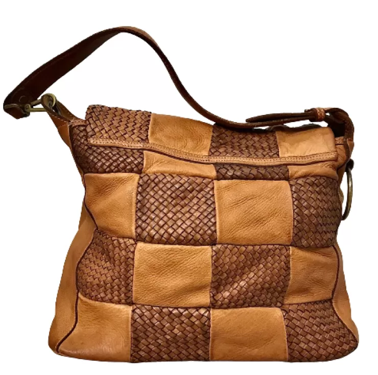 Soft Bags*Camarri Quilted And Woven Effect Bag