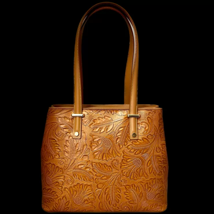 Rigid Bags*Camarri Rigid Bag With Floral Embroidery Effect