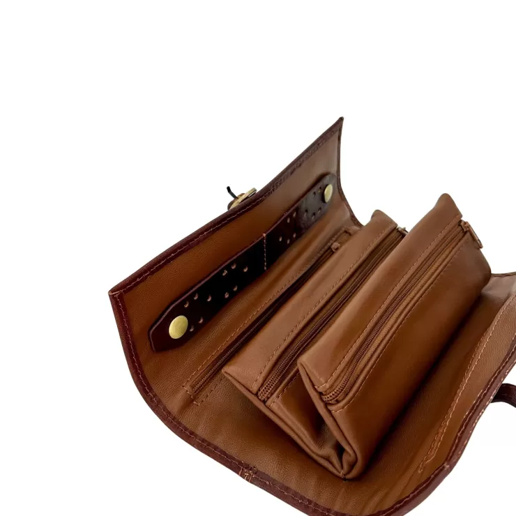 Travel Bags And Leather Goods | Wallets And Accessories*Camarri Roll-up Handcrafted Jewelry Box