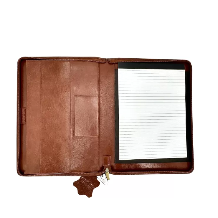 Business Briefcases And Leather Goods*Camarri Smooth Leather Document Holder Brown