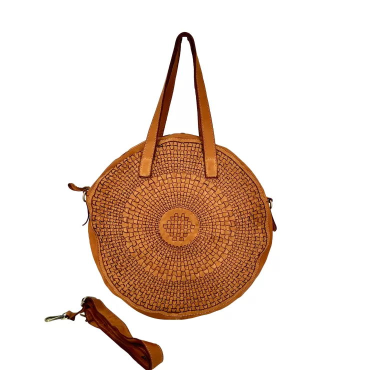 Soft Bags*Camarri Sole Big – Round Woven Bag