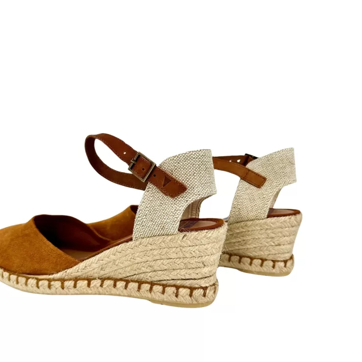 Rubber Sole*Camarri Verbenas Leather Wedge Espadrilles