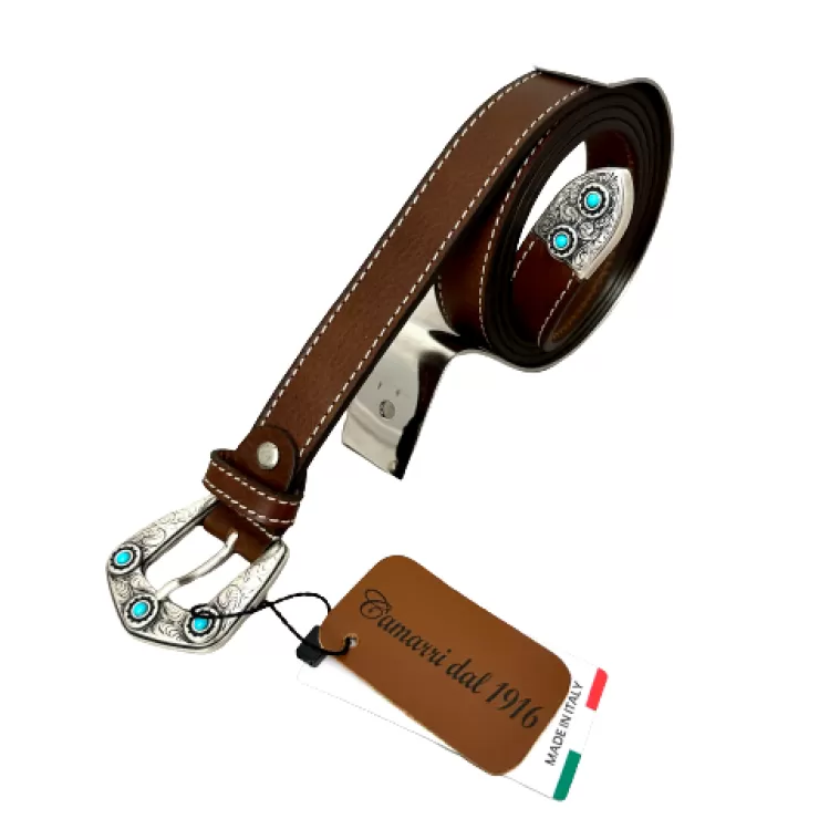 Classic*Camarri Women's Belt In Bull Leather 888